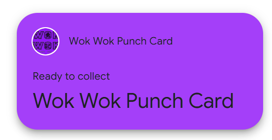 Wok Wok digital punch card